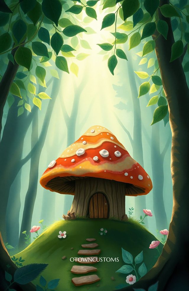 Enchanted Forest Fantasy Illustration
