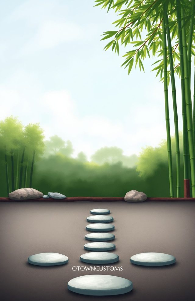 Zen Garden Tranquil Stones