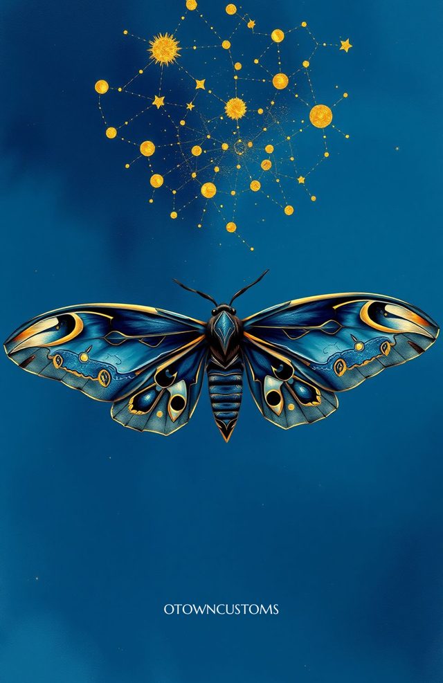 Celestial Moth Intricate