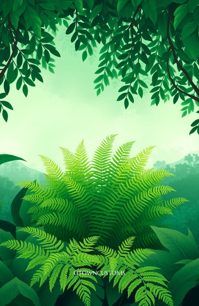 Lush Forest Tropical Fern