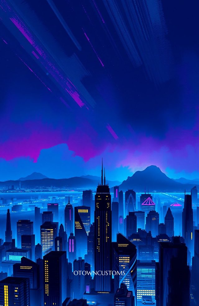 Neon Cyberpunk City
