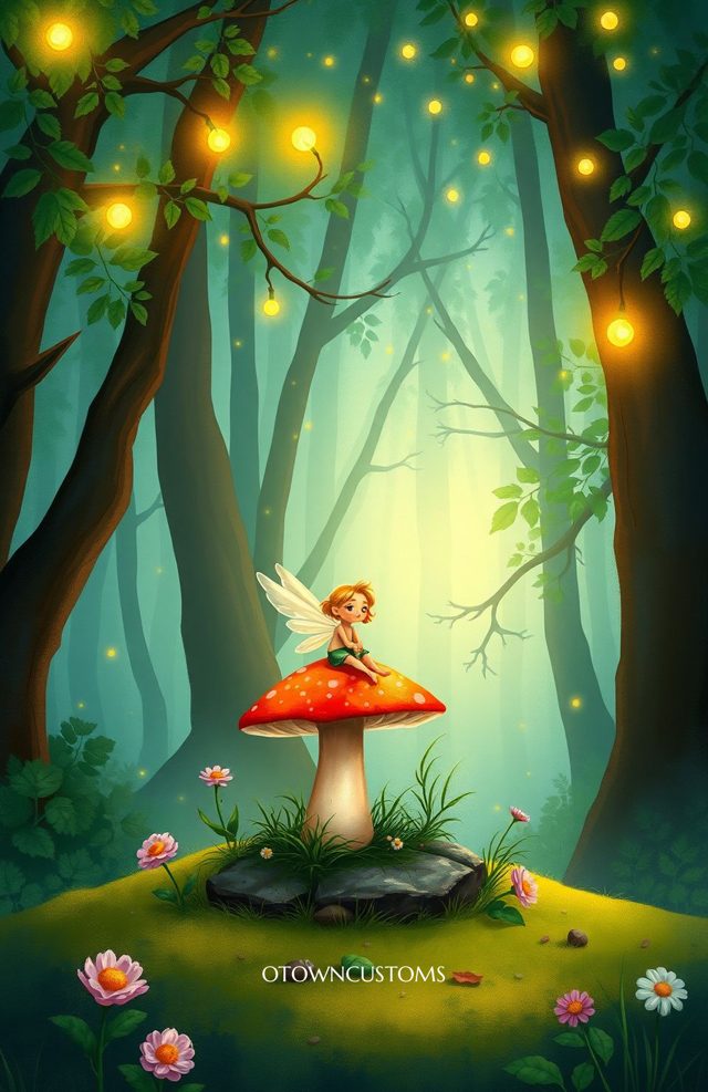 Enchanted Fairy Forest Scene