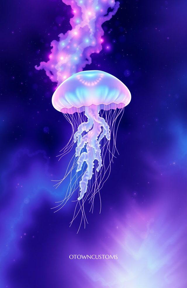 Cosmic Jellyfish Nebula Bloom