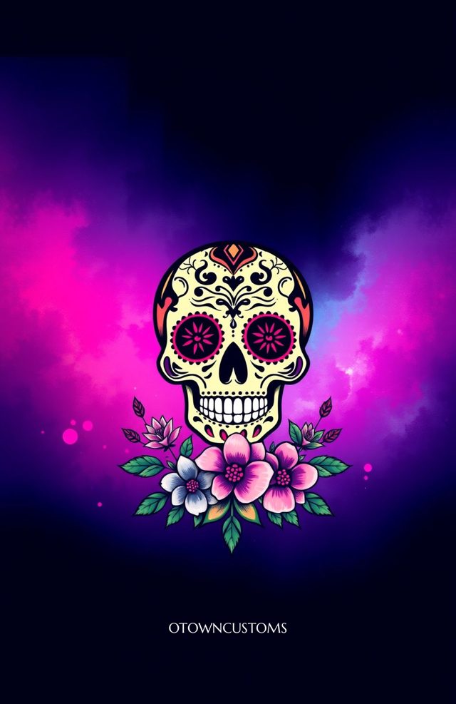 Sugar Skull Floral Design