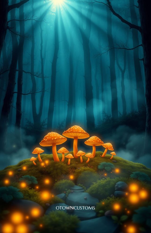Magical Forest Mushroom Glade