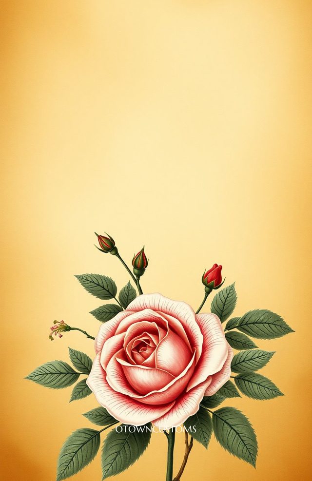 Vintage Floral Botanical Illustration