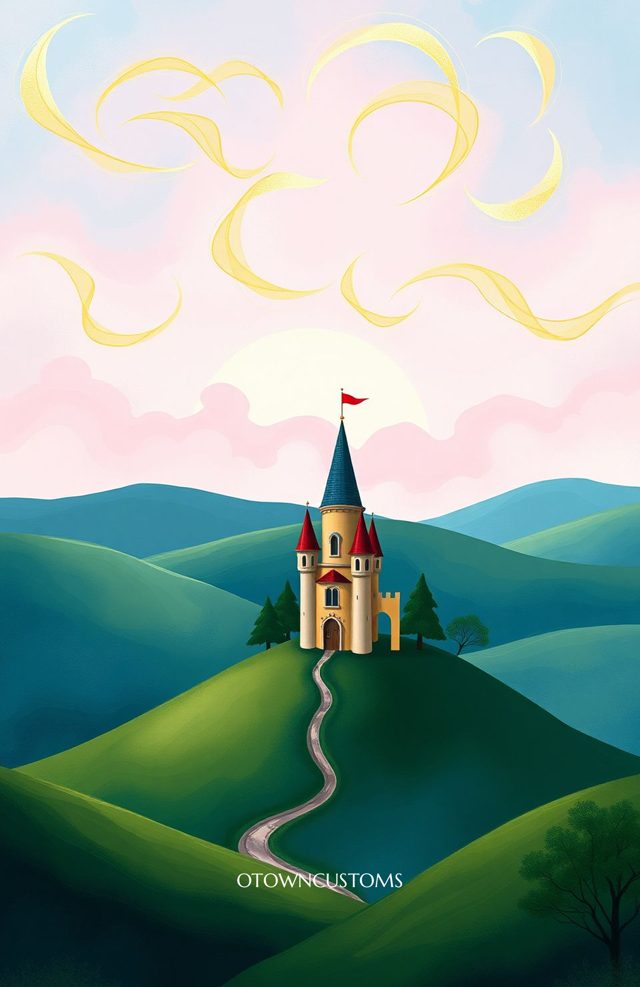 Storybook Illustration Whimsical Fairy Tale Castle Phone Case For iPhone Samsu