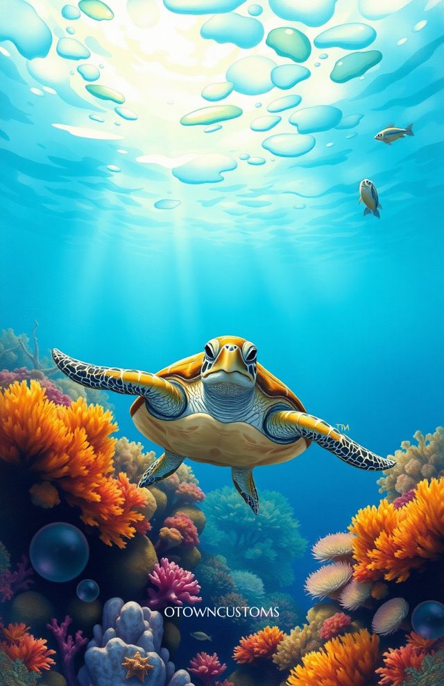 Sea Turtle Underwater Wildlife