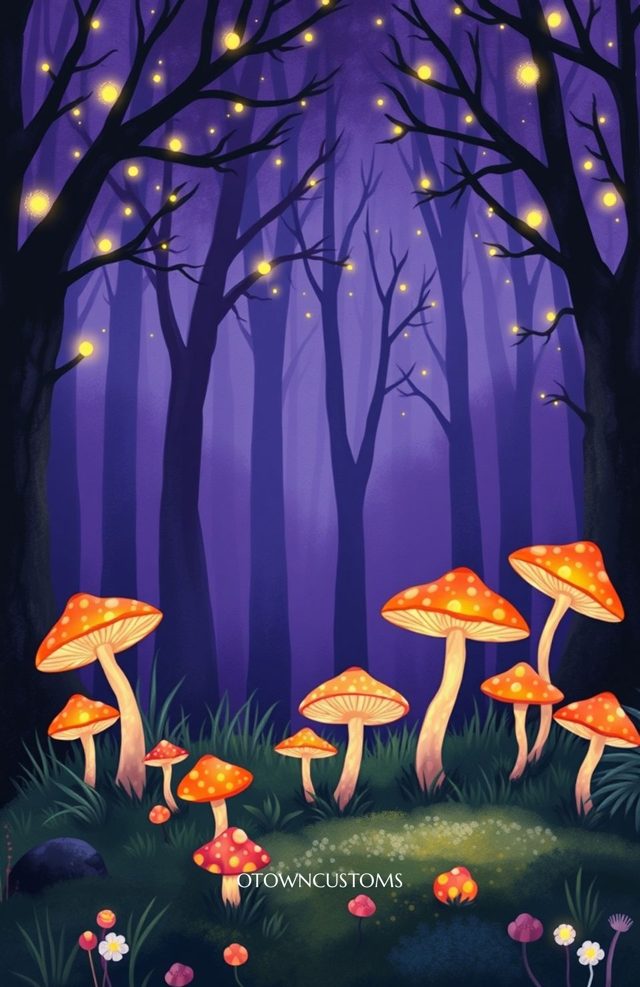 Magical Forest Mushroom Fairy Ring