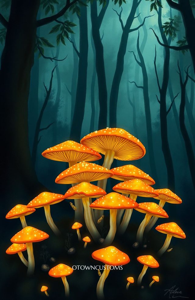 Enchanted Forest Mushroom Grove