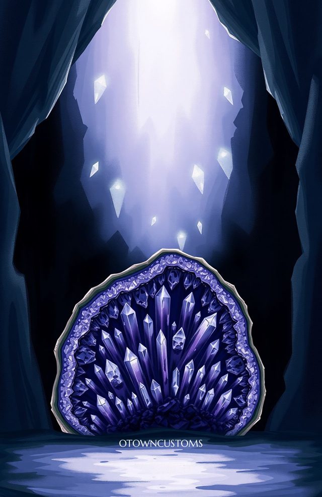 Crystal Cave Crystalline Geode Cavern Art
