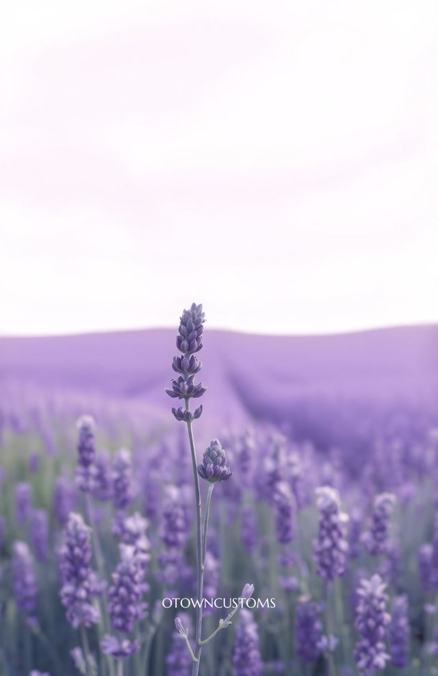 Lavender Field Dreamy Vista