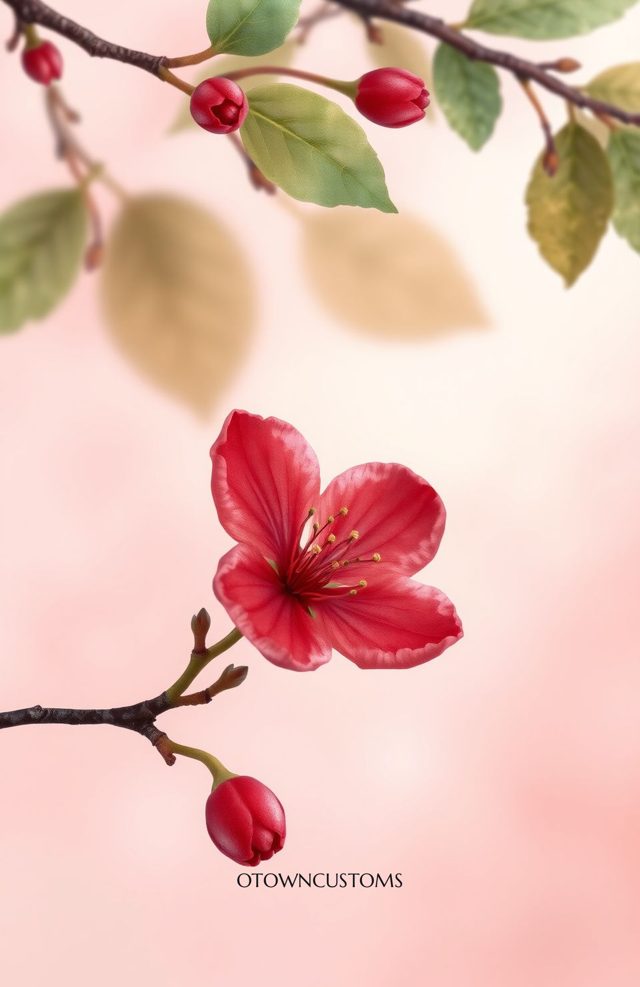 Delicate Floral Cherry Blossom