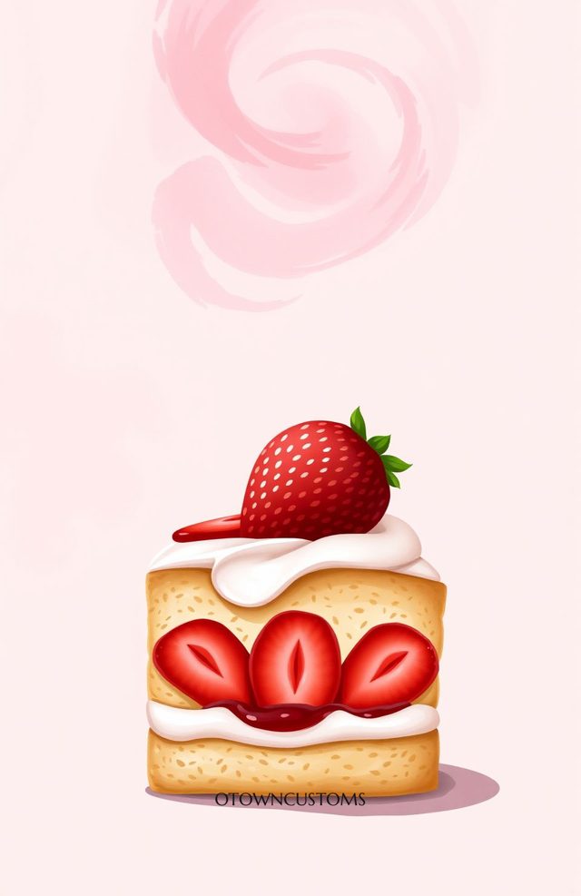 Sweet Strawberry Shortcake Dessert