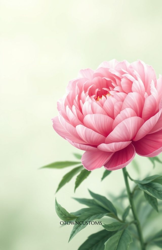 Soft Focus Bloom Peony Garden