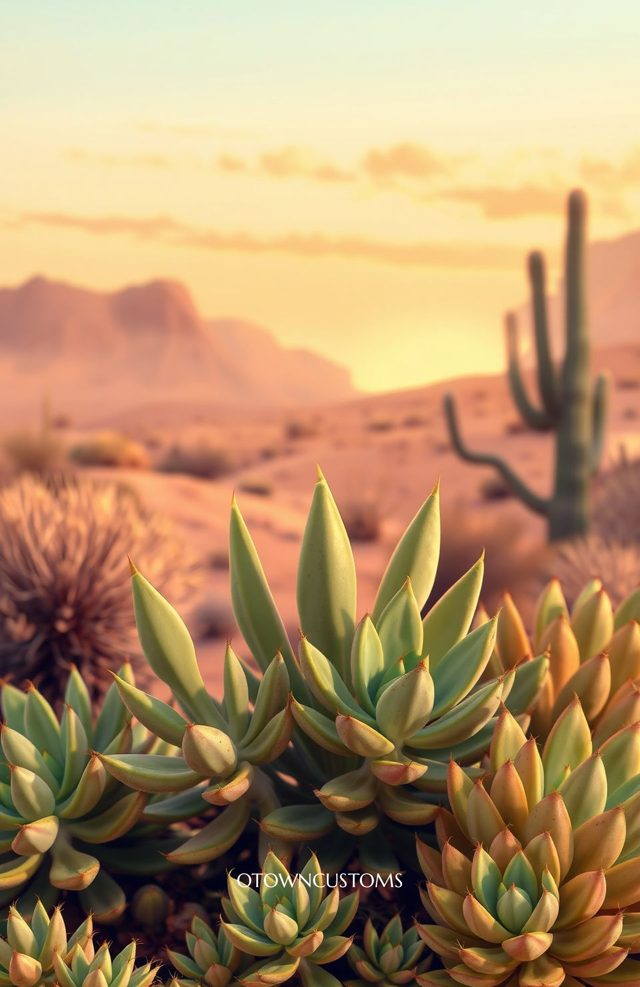 Succulent Garden Desert Oasis