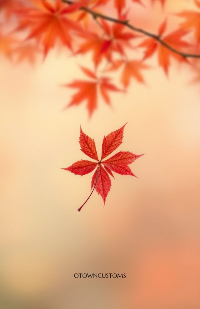 Serene Japanese Maple Leaf Autumn