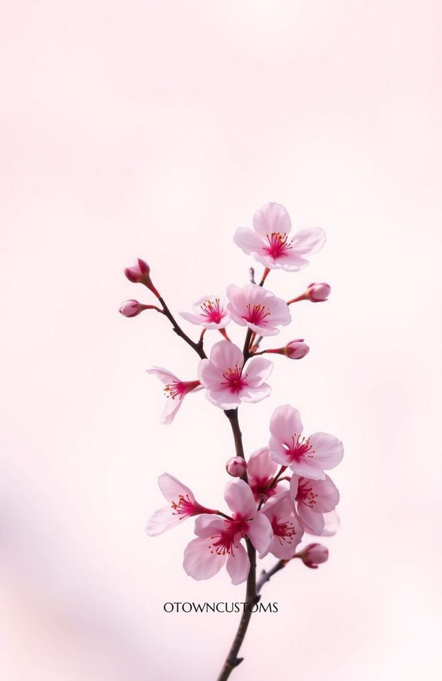 Blooming Cherry Blossom Pink Floral
