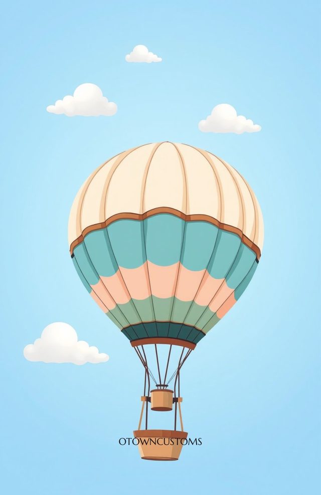 Whimsical Hot Air Balloon