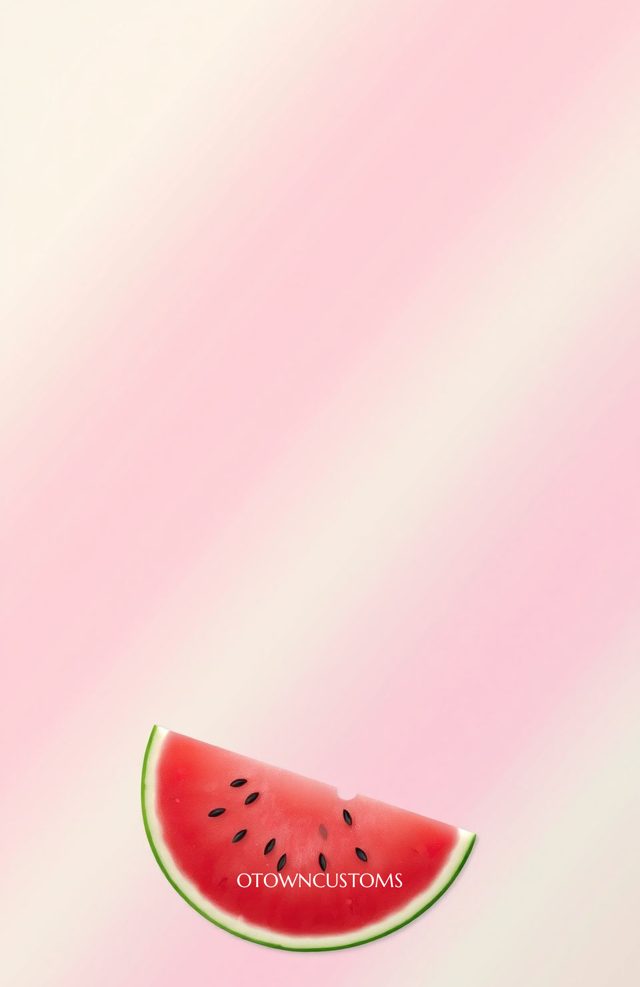 Minimalist Fruit Watermelon Slice Summer