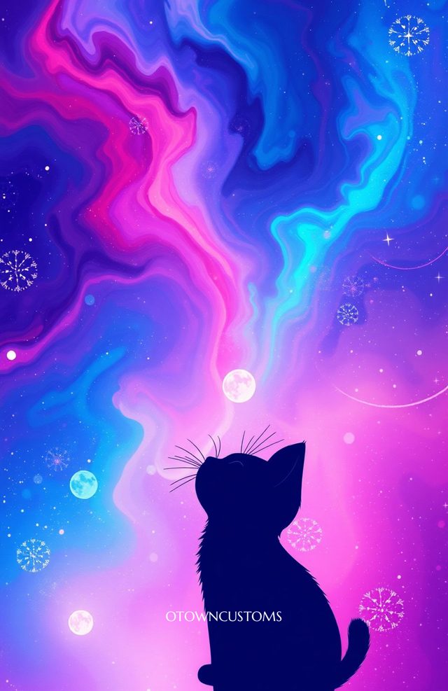 Dreamy Galaxy Cat
