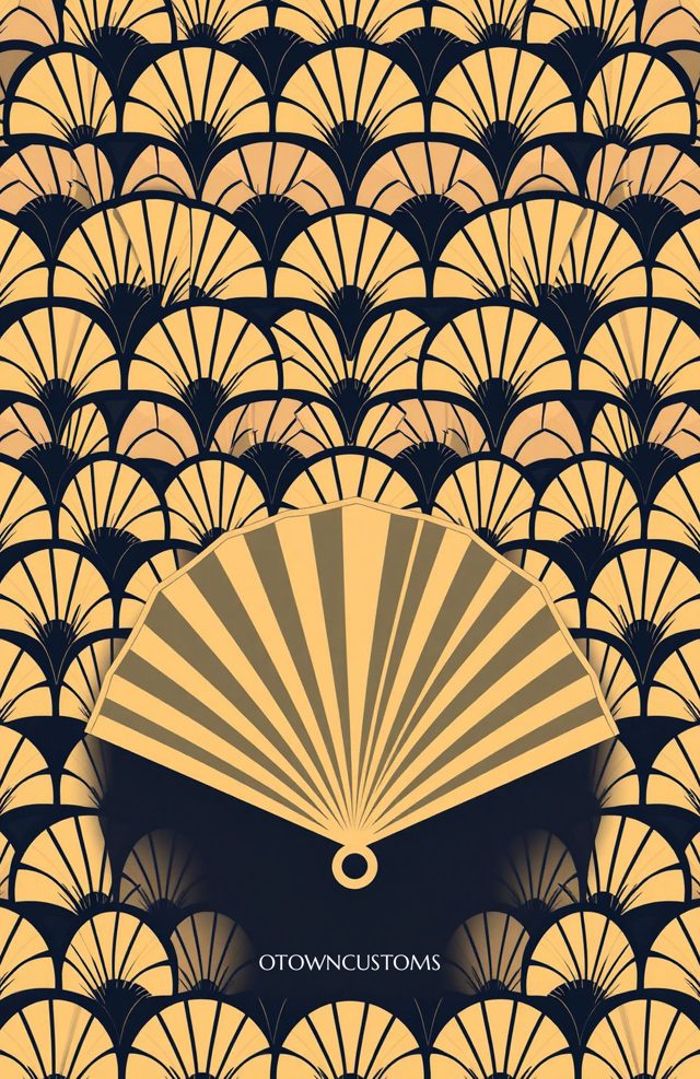 Art Deco Pattern Fan Design