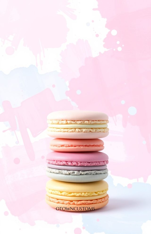 Retro Arcade Neon Pastel Macarons