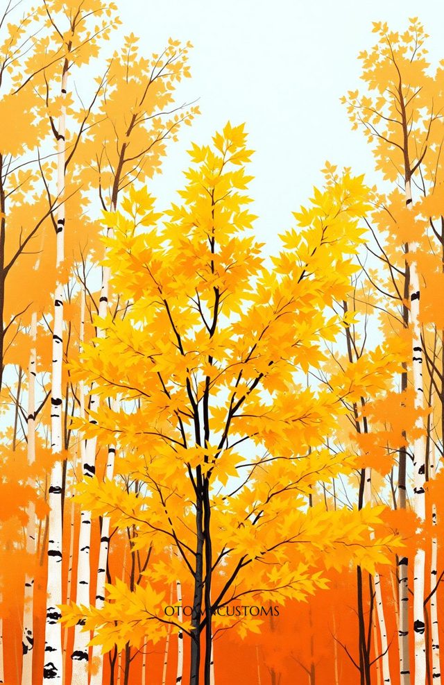 Stylized Autumn Forest