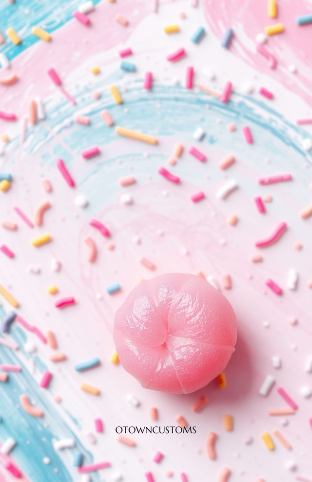 Sweet Pastry Abstract Bubble Gum