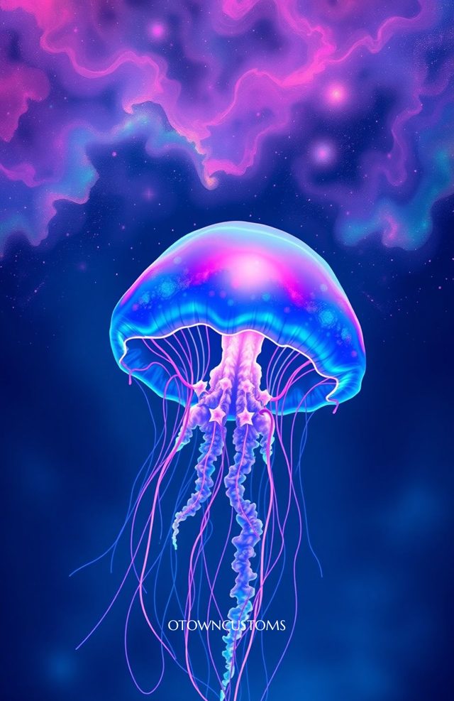 Bioluminescent Jellyfish Nebula