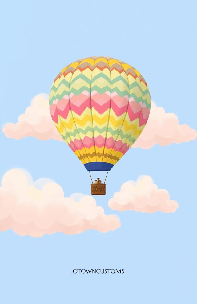 Whimsical Hot Air Balloon