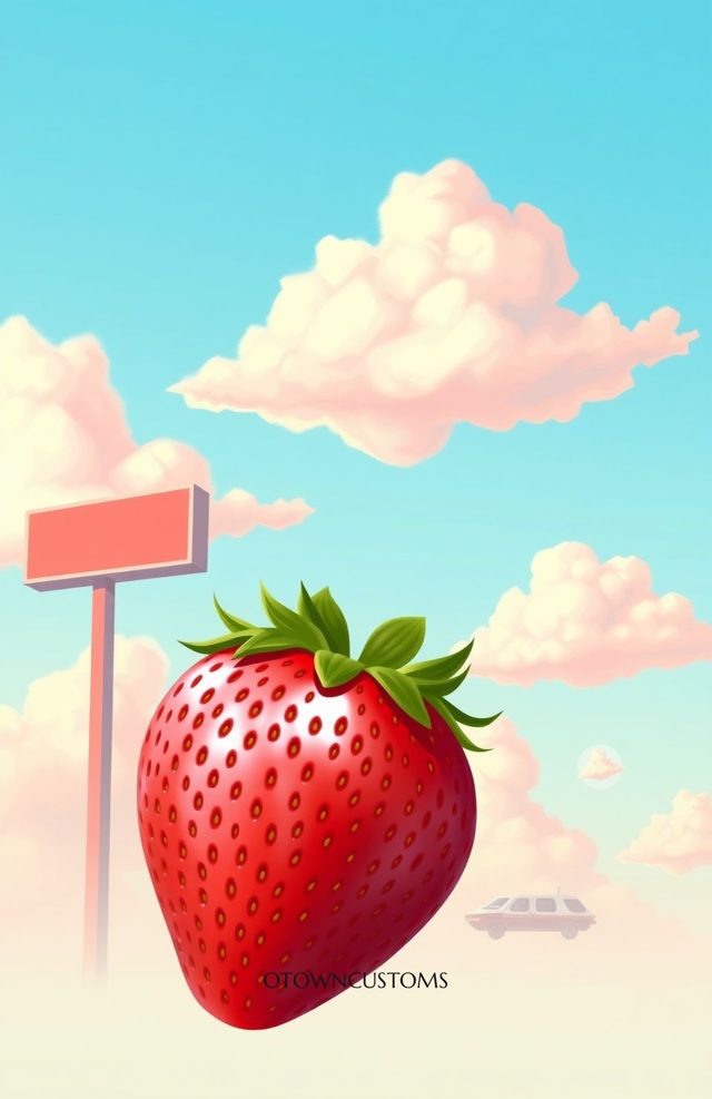 Surreal Strawberry Sky Dreamsicle