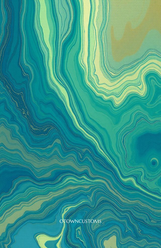 Agate Marble Ink Swirl