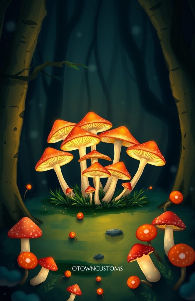 Enchanted Forest Mushroom Fairy Ring
