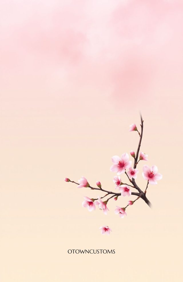 Minimalist Sakura Blossoms Serene Dawn