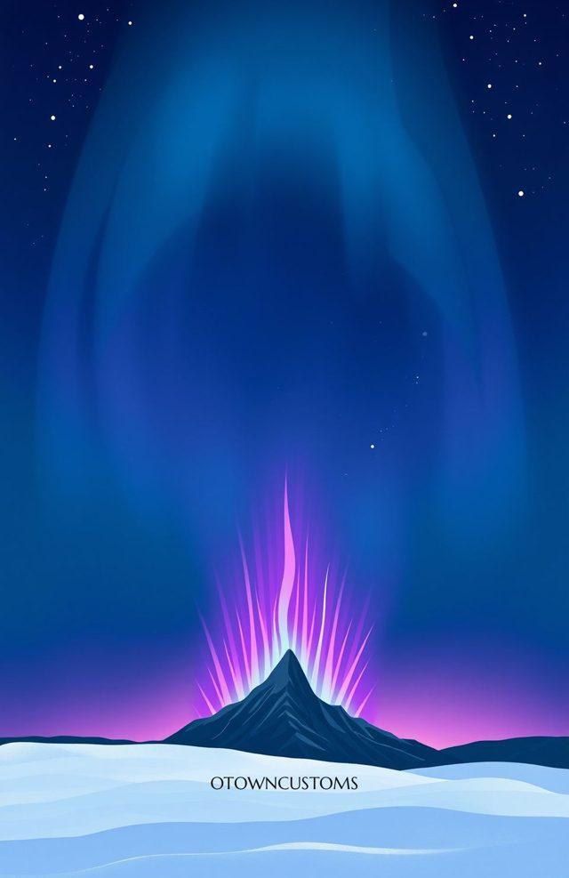 Flat Galactic Northern Lights