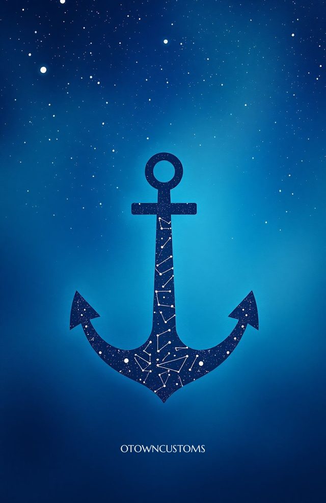 Starry Constellation Anchor