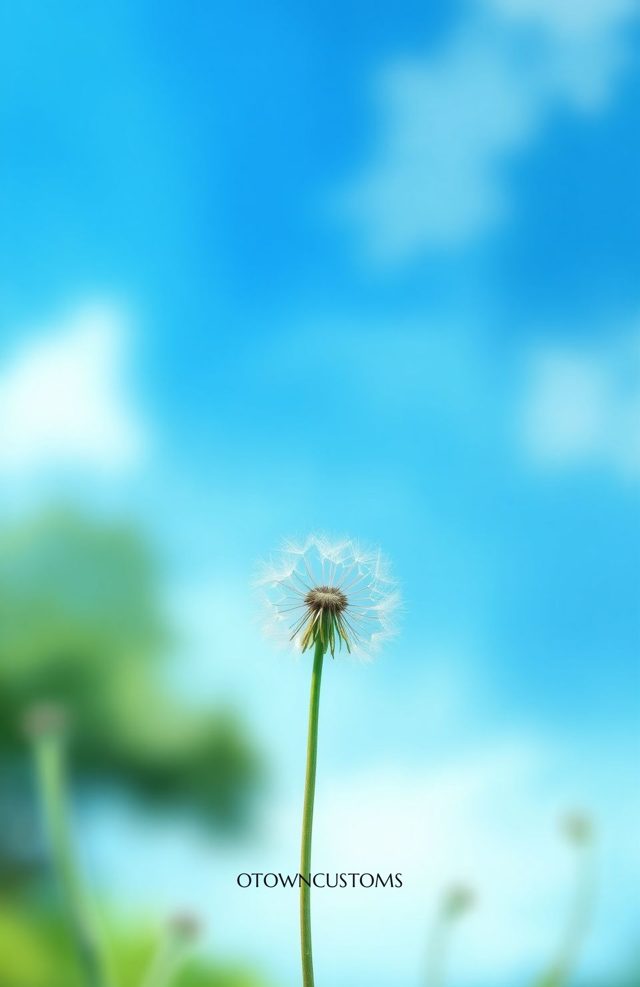 Minimalist Dandelion Seed Wish Soft