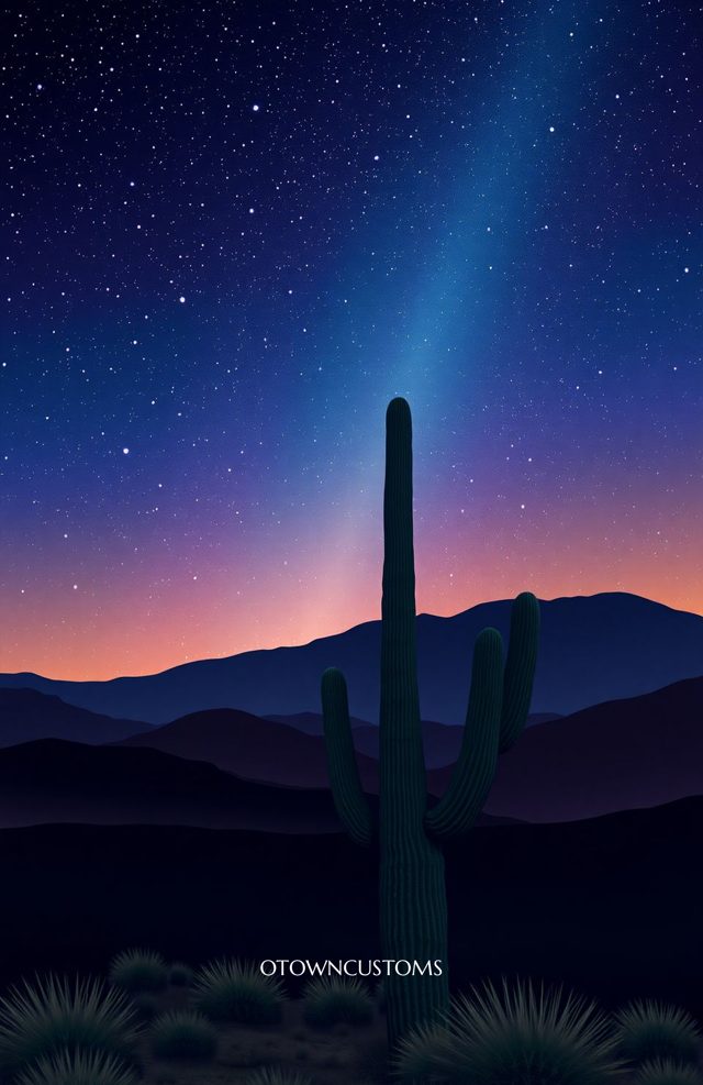 Starry Desert Nightscape