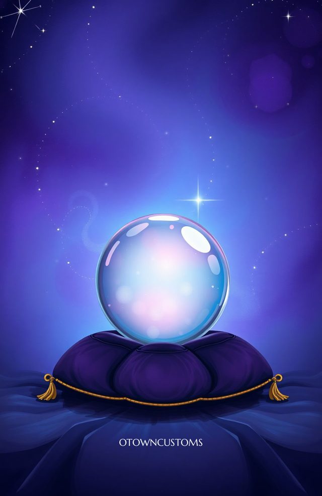 Magical Mystic Crystal Ball Gaze