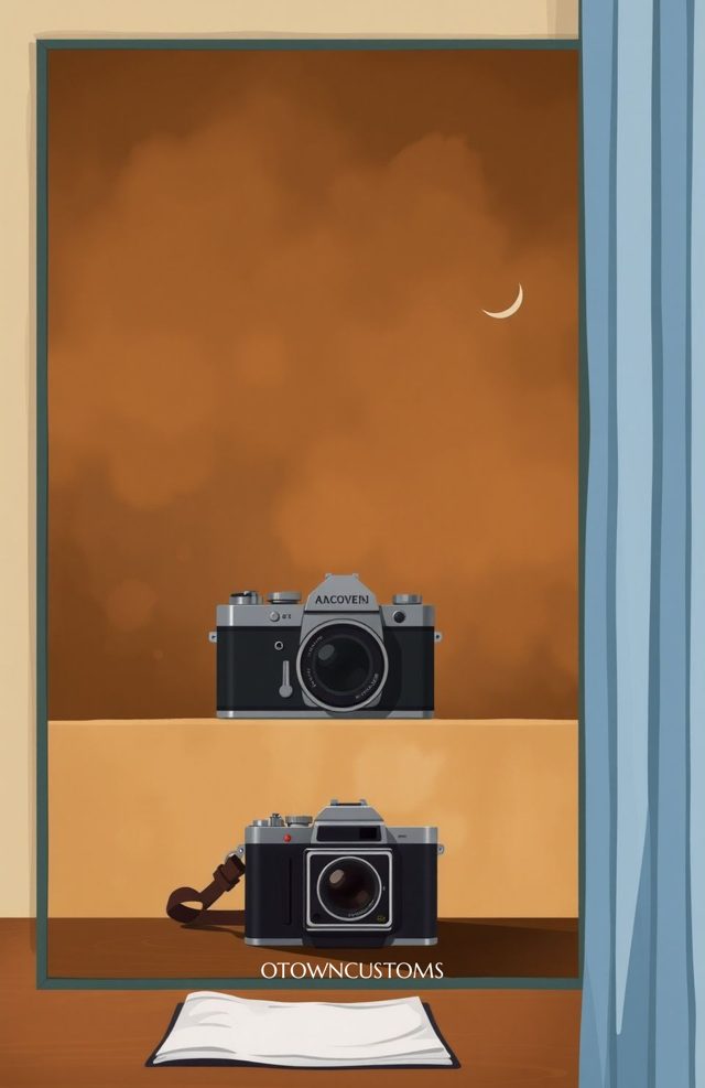 Vintage Camera Film Illustration