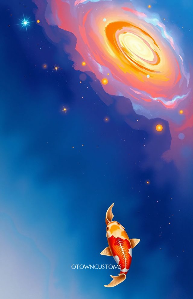 Cosmic Koi Fish Galaxy