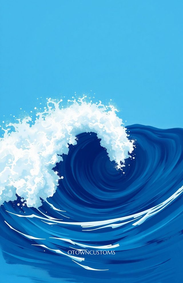 Artistic Ocean Wave