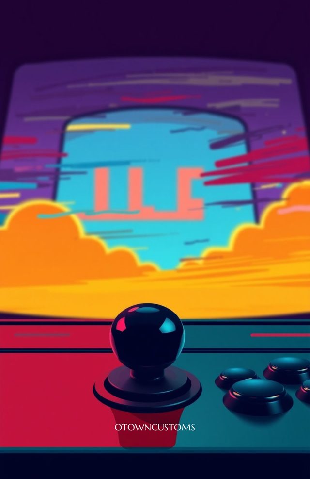 Retrowave Arcade Cabinet