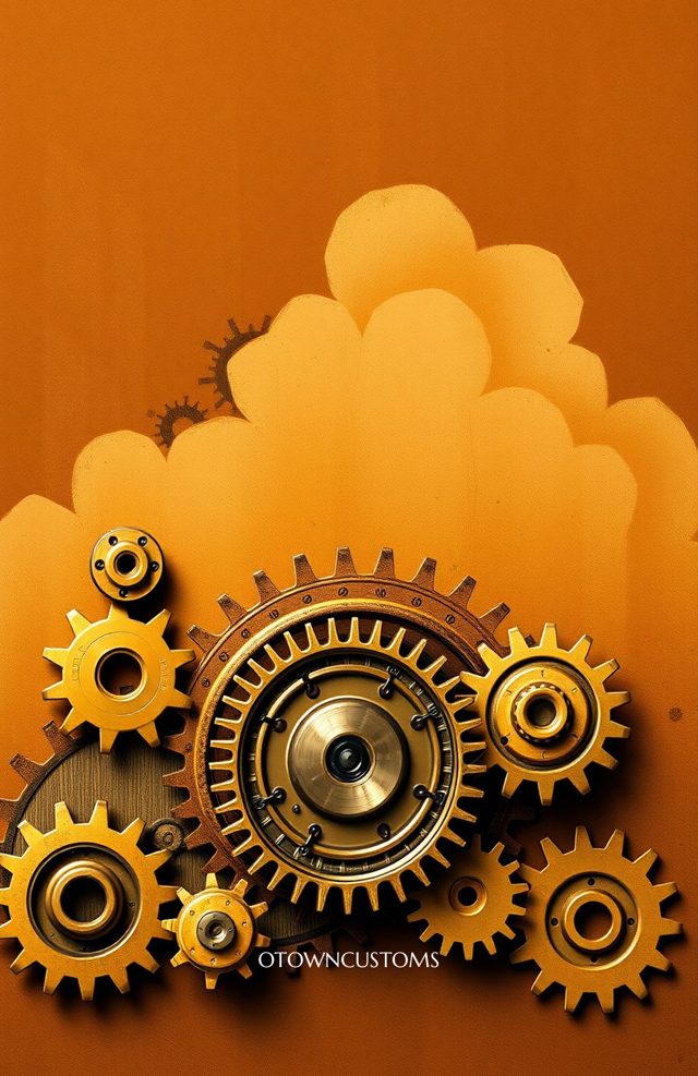 Steampunk Gears Graphic Gadgets