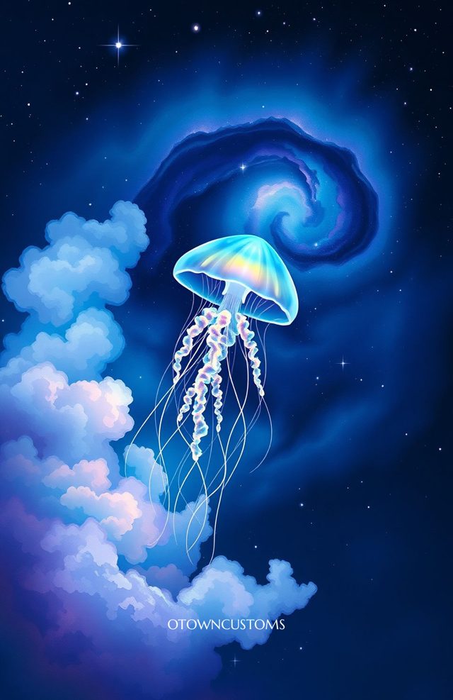 Ethereal Cosmic Jellyfish