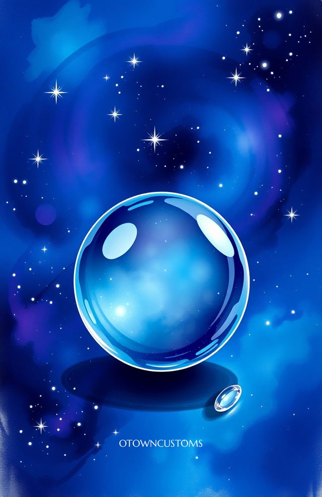 Glowing Crystal Ball Celestial