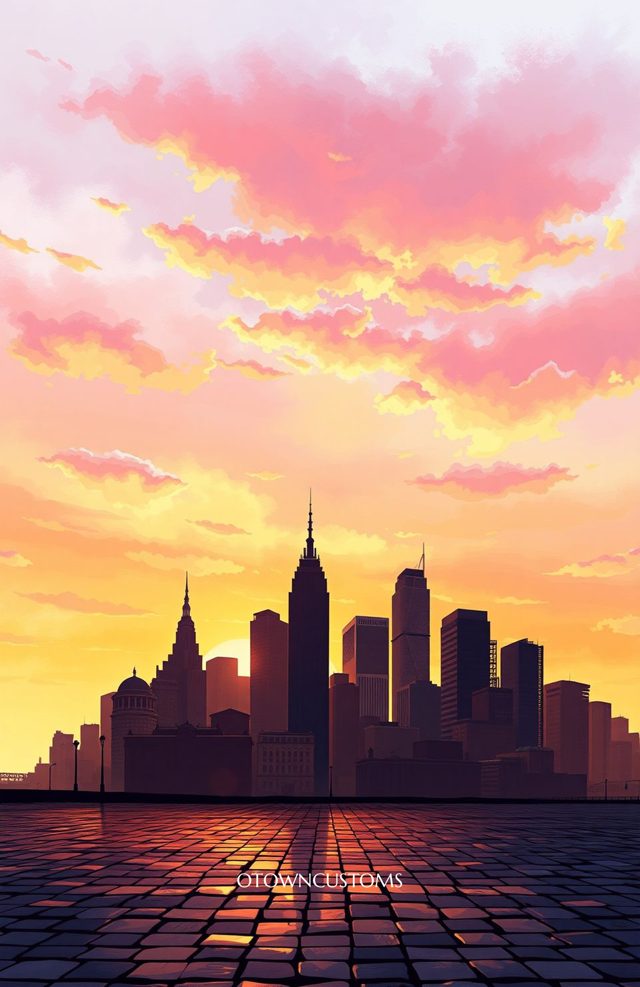 Cityscape Sunset Golden Hour