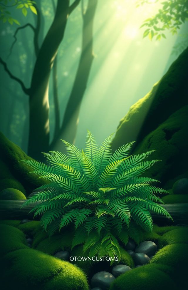 Enchanting Forest Fern Glade