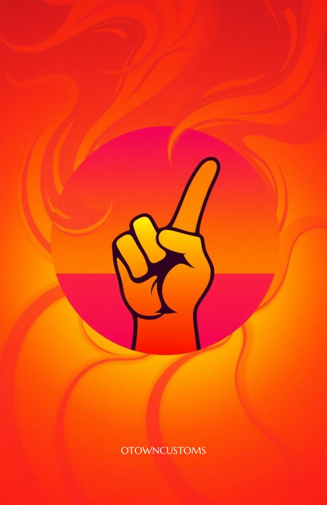 Retro Sunset Swirl Groovy